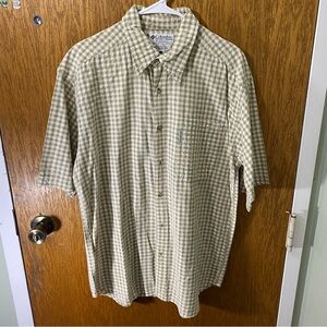 Columbia Casual Button Down Shirt with Checkered Pattern 100% cotton